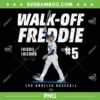 Walk Off Freddie Freeman PNG, Freeman Los Angeles Baseball MLBPA PNG