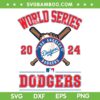 Dodgers World Series 2024 SVG PNG, Los Angeles Dodgers vs Yankees 2024 SVG PNG