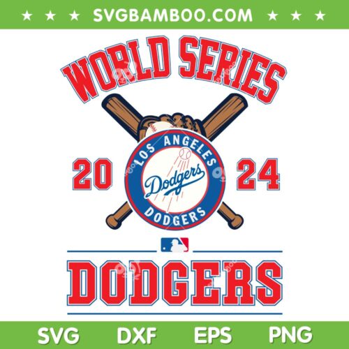Dodgers World Series 2024 SVG PNG, Los Angeles Dodgers vs Yankees 2024 SVG PNG