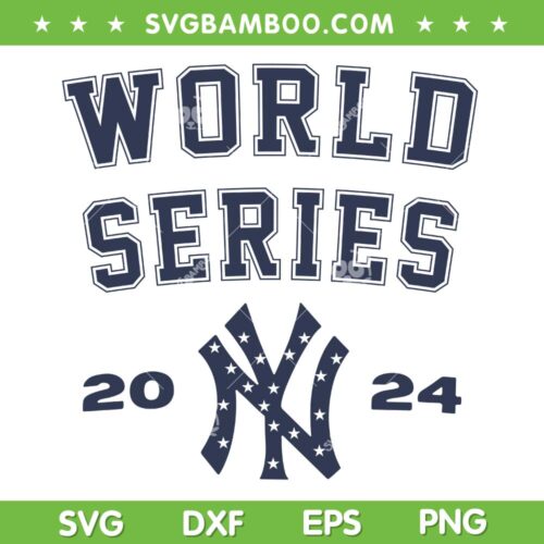 World Series Yankees SVG PNG, New York Yankees Championship Series 2024 SVG