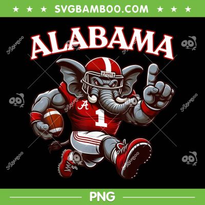 Alabama Elephant PNG, Alabama Crimson Tide Mascot PNG, AL Vintage Sports Lover PNG Alabama Elephant PNG, Alabama Crimson Tide Mascot PNG, AL Vintage Sports Lover PNG