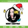 Billie Eilish Merry Christmas SVG PNG, Billie Eilish Santa Hat SVG Billie Eilish Merry Christmas SVG PNG, Billie Eilish Santa Hat SVG