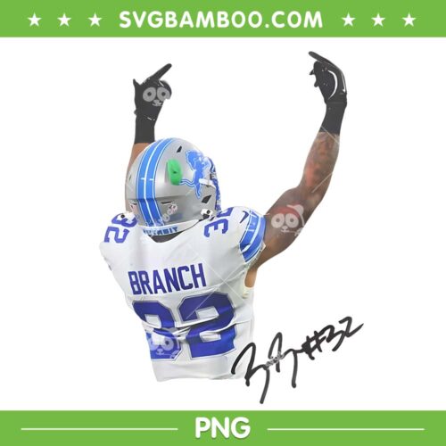Brian Tee Branch Middle Finger PNG, Funny Detroit Lions Trending PNG