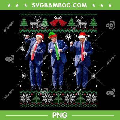 Trump Dancing Christmas Ugly PNG, Trump Santa Elf Dancing Xmas PNG Trump Dancing Christmas Ugly PNG, Trump Santa Elf Dancing Xmas PNG