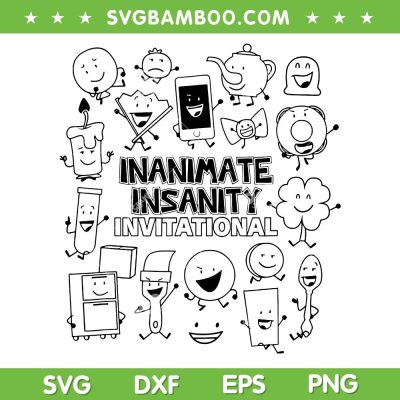 Inanimate Insanity Invitational SVG, Creator Ink Inanimate Insanity SVG PNG Inanimate Insanity Invitational SVG, Creator Ink Inanimate Insanity SVG PNG