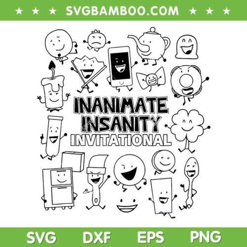 Inanimate Insanity Invitational SVG, Creator Ink Inanimate Insanity SVG PNG