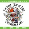 Disney Anxiety and Fear Christmas SVG, Anxiety I’m Fine This is Fine SVG PNG Disney Anxiety and Fear Christmas SVG, Anxiety I’m Fine This is Fine SVG PNG