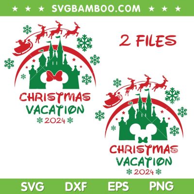 Disney Christmas Vacation 2024 SVG, Mickey And Minnie Christmas 2024 SVG PNG Disney Christmas Vacation 2024 SVG, Mickey And Minnie Christmas 2024 SVG PNG