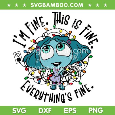 Disney Envy I'm Fine This is Fine SVG, Inside Out Envy Christmas SVG PNG, Envy Xmas Lights DXF SVG PNG EPS Disney Envy I'm Fine This is Fine SVG, Inside Out Envy Christmas SVG PNG, Envy Xmas Lights DXF SVG PNG EPS