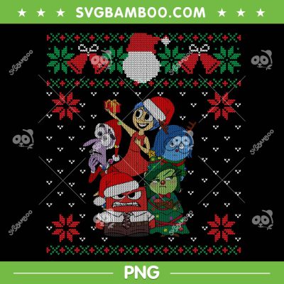 Inside Out Characters Christmas Ugly Sweater PNG, Disney Emotions 2 Xmas Ugly PNG Inside Out Characters Christmas Ugly Sweater PNG, Disney Emotions 2 Xmas Ugly PNG