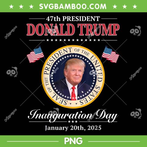 Donald Trump 47th President PNG, Inauguration Day 2025 PNG