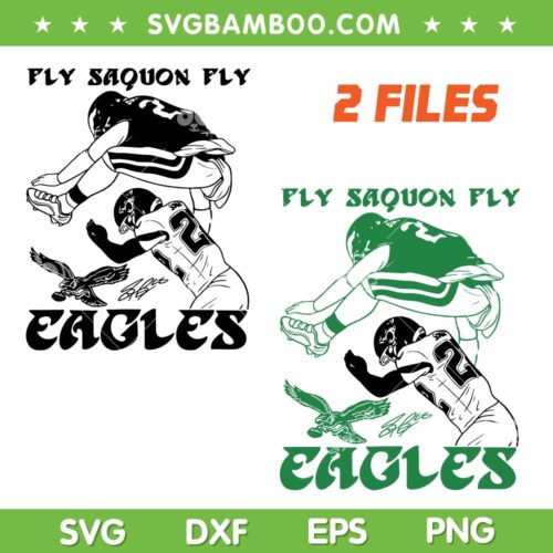 Fly Saquon Fly Eagles SVG, Barkley The Reverse Hurdle 2024 SVG PNG