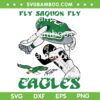 Fly Saquon Fly SVG, Barkley Eagles Fly Reverse Hurdle SVG PNG