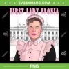 Elon Musk First Lady Elonia PNG, Pink Elon in White House PNG