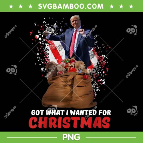 Trump Got What I Wanted For Christmas PNG, Trump Dancing for Christmas 2024 PNG