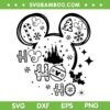 Mickey Mouse Ear Ho Ho Ho SVG, Disney Mouse Merry Christmas SVG PNG Mickey Mouse Ear Ho Ho Ho SVG, Disney Mouse Merry Christmas SVG PNG