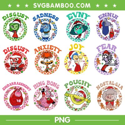 Inside Out Christmas Bundle PNG, Retro Inside Out Emotions Merry Christmas PNG Bundle Inside Out Christmas Bundle PNG, Retro Inside Out Emotions Merry Christmas PNG Bundle