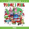Inside Out Today I Feel Christmas PNG, Emotions Inside Out Merry Christmas PNG