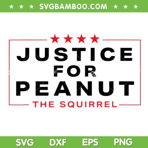 Justice For Peanut The Squirrel SVG, Peanut Squirrel Election SVG PNG