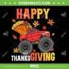 Kids Monster Truck Turkey PNG, Turkey Riding Truck Happy Thanksgiving PNG