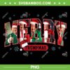 Merry Trumpmas PNG, Santa Trump Christmas Pajamas PNG, Xmas Trump Texture PNG