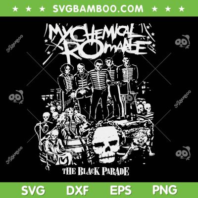 MyChemical Romance SVG, The Black Parade MyChemical Romance SVG PNG