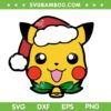 Pokemon Pikachu Santa Hat SVG PNG, Pikachu Merry Christmas 2025 SVG Pokemon Pikachu Santa Hat SVG PNG, Pikachu Merry Christmas 2025 SVG