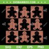 Checkered Gingerbread Man SVG, Distressed Gingerbread Christmas Pajamas SVG PNG Checkered Gingerbread Man SVG, Distressed Gingerbread Christmas Pajamas SVG PNG