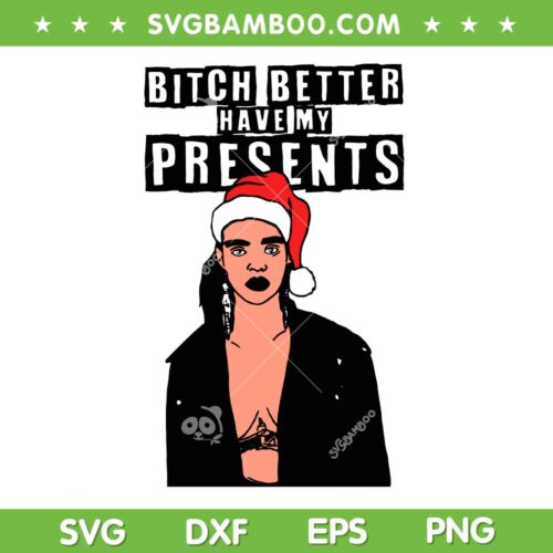Rihanna Merry Christmas SVG PNG, Rihanna Santa Hat Xmas SVG