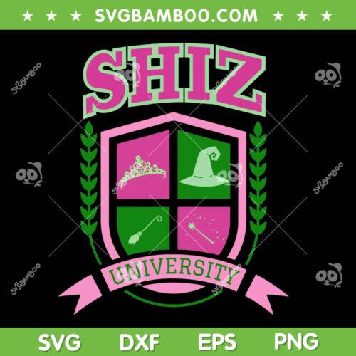 Shiz University SVG PNG, Wicked Shiz SVG, Wicked The Musical DXF SVG PNG EPS
