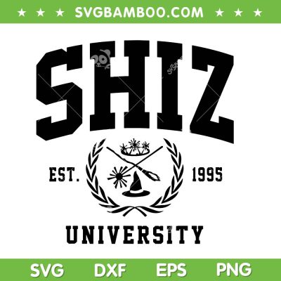 Shiz University SVG, Arch Vintage Retro Shiz University SVG PNG
