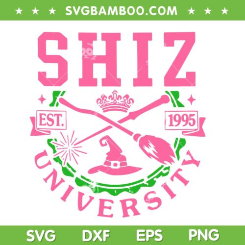Shiz University SVG, Wicked Coquette SVG PNG, Shiz University Logo SVG PNG