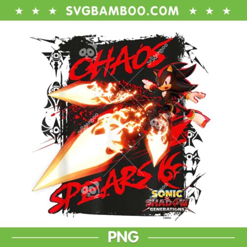 Sonic the Hedgehog Chaos Spears PNG, Sonic X Shadow Generations PNG