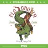 Flo Grown Florida Rodeo PNG, Funny Man Fight Crocodile PNG