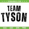 Team TYSON SVG PNG, Mike Tyson Boxing Name SVG Team TYSON SVG PNG, Mike Tyson Boxing Name SVG