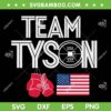 Team Mike Tyson SVG, Tyson American Flag SVG PNG, Tyson Family Personalized Name Vintage DXF SVG PNG EPS