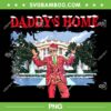 Trump Christmas Daddys Home PNG, Trump Santa Merry Christmas PNG