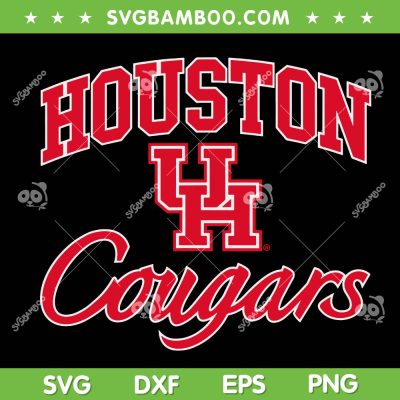 Houston Cougars Football SVG PNG, University of Houston Football Logo SVG Houston Cougars Football SVG PNG, University of Houston Football Logo SVG