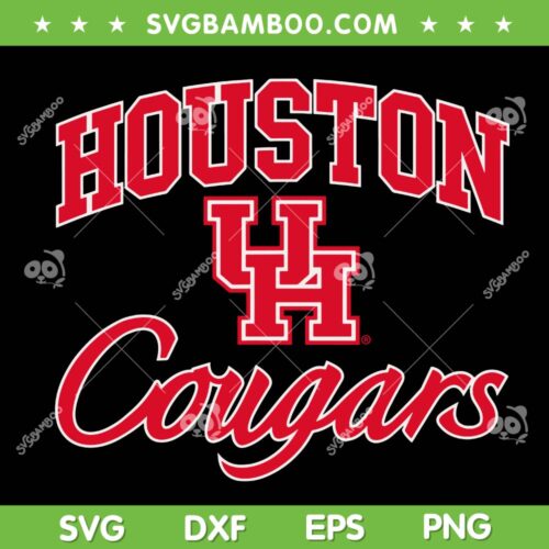 Houston Cougars Football SVG PNG, University of Houston Football Logo SVG