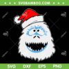 Abominable Snowman SVG PNG, Bigfoot Yeti Retro Christmas SVG, Funny Squash Santa DXF SVG PNG EPS Abominable Snowman SVG PNG, Bigfoot Yeti Retro Christmas SVG, Funny Squash Santa DXF SVG PNG EPS