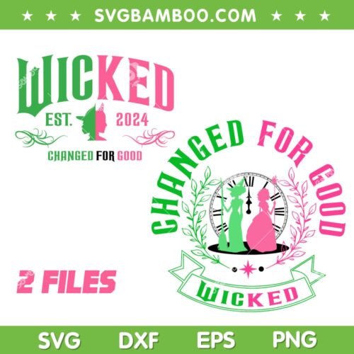 Wicked Change For Good Bundle SVG, Defy Gravity SVG Bundle, Shiz University SVG Bundle