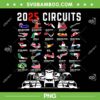 2025 Circuits PNG, Formula Racing 2025 PNG, Racing Track Circuits PNG