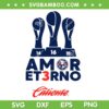 Club America Tricampeon SVG PNG, Amor Et3rno America Football SVG, Amame mas DXF SVG PNG EPS