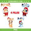 Bluey Family Christmas Dancing PNG Bundle, Blue Dog Santa Dancing PNG Bundle Bluey Family Christmas Dancing PNG Bundle, Blue Dog Santa Dancing PNG Bundle
