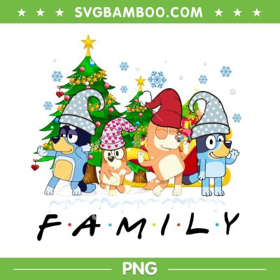 Bluey Family Dancing for Christmas PNG, Cute Blue Dog Xmas Tree PNG Bluey Family Dancing for Christmas PNG, Cute Blue Dog Xmas Tree PNG