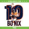 Bo Graphic Custom Nix PNG, Vintage Denver Bo Nix PNG
