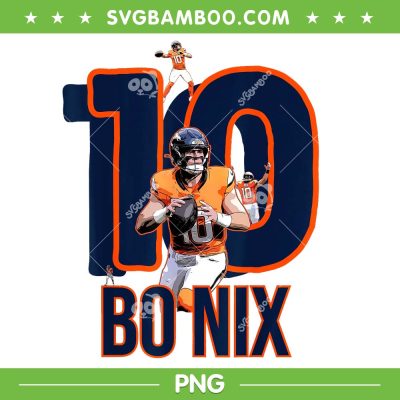 Bo Graphic Custom Nix PNG, Vintage Denver Bo Nix PNG Bo Graphic Custom Nix PNG, Vintage Denver Bo Nix PNG