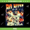 Bo Nix PNG, Nix Denver Broncos PNG, Vintage Bo Nix Graphic PNG