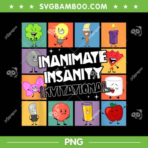 Inanimate Insanity All Characters PNG, Funny Meme Creator Ink Inanimate Insanity PNG