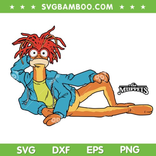 The Muppets Pepe the King Prawn SVG, Disney The Muppets Sassy Pose Okay SVG PNG